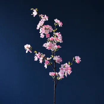 1PC Simulácia Cherry Blossom Pobočky Na Vázu s Kvetom, Usporiadanie Materiálu DIY Domáce Stranu Ploche Dekorácie