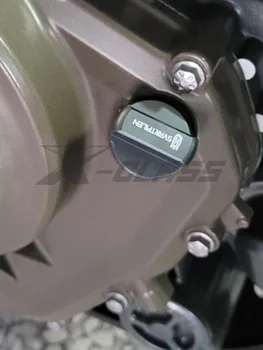 Motocykel Motor Magnetické Olej Vypúšťacia Zátka Kryt Čierny CNC Hliníkové Príslušenstvo pre Husqvarna Vitpilen 250 2018 2019 2020 2021