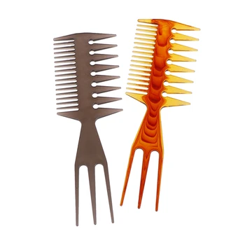 Muži Fúzy Kadernícke Kefa Holičstvo, Styling Nástroj Salon Príslušenstvo Afro Účes Horúce Nové Široké Zuby Hairbrush Vidlica Špirála