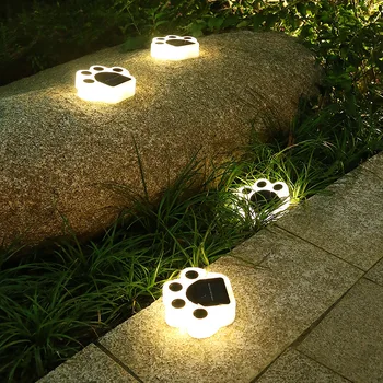Vonkajšie Slnečné Svetlo LED Slnečného svetla, Záhradné Dekorácie Solárne Lampy Nepremokavé Schody Ulici Nástenné Svietidlo Medveď Packa Trávnik Svetlo